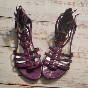 Purple Gladiator Sandals